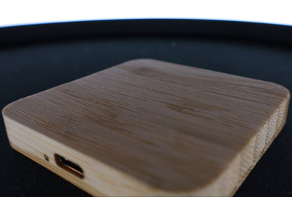 **LIMITED TIME DEAL** Mini Bamboo Wireless Speaker + Bamboo Wireless Charger