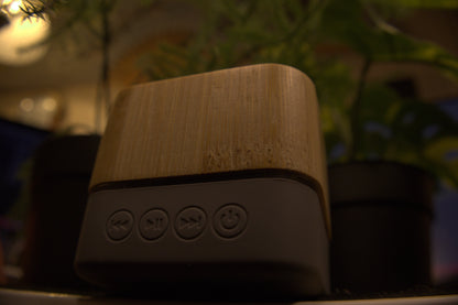 **LIMITED TIME DEAL** Mini Bamboo Wireless Speaker + Bamboo Wireless Charger